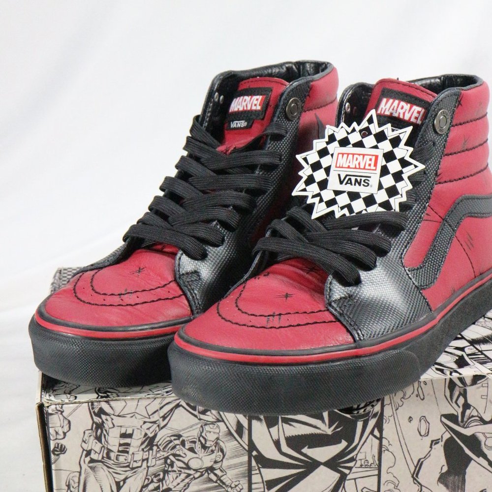 VANS Marvel x SK8-Hi 'Deadpool' Sneakers NIB - Picture 15 of 15
